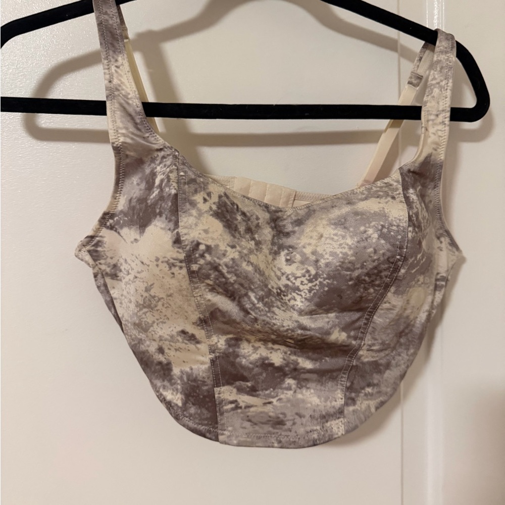 NWT PINK Victoria's Secret Lightly Lined Corset Top